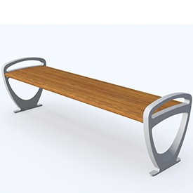 Street bench 3D Object | FREE Artlantis Objects Download